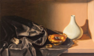Mann, Gold Goblet, Vase & Pumice, 2009
